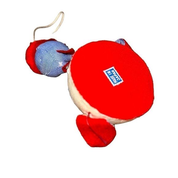 Vintage Christmas, styrofoam blue turtle buttons, Mid Century 1950s, Japan - Picture 2 of 8